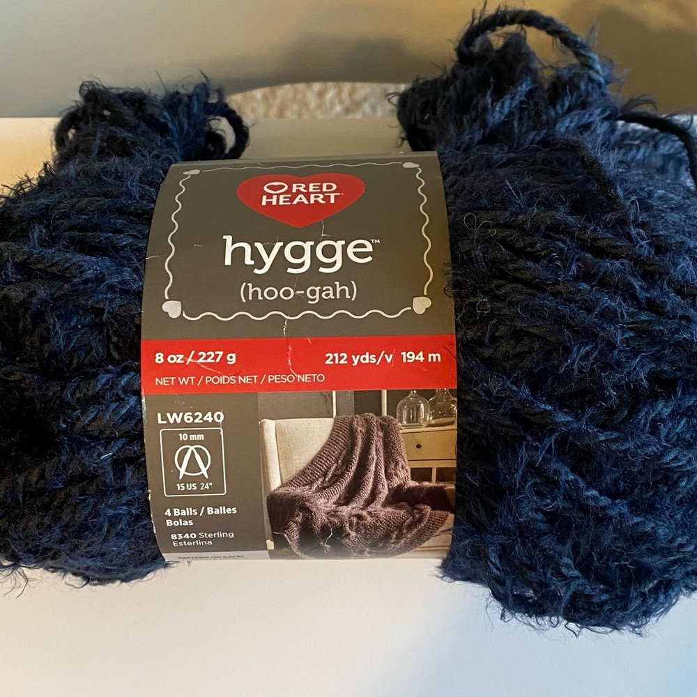 Red Heart hygge yarn from Joann Fabrics